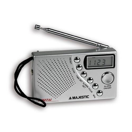 MAJESTIC Radio portatile Majestic RTD0453S a scansione automatica silver